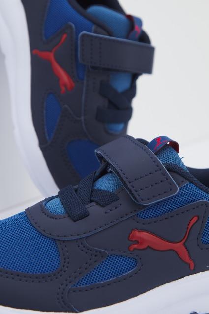 PUMA FUN RACER AC PS en color AZUL (4)