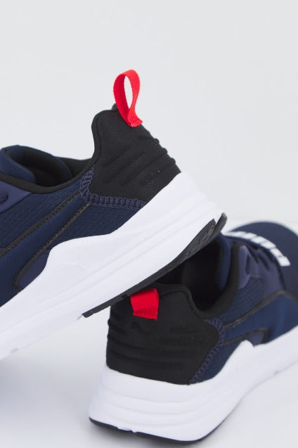 PUMA WIRED RUN PURE en color AZUL (2)