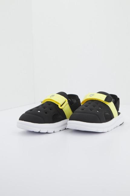 PUMA EVOLVE SANDAL S en color NEGRO (1)