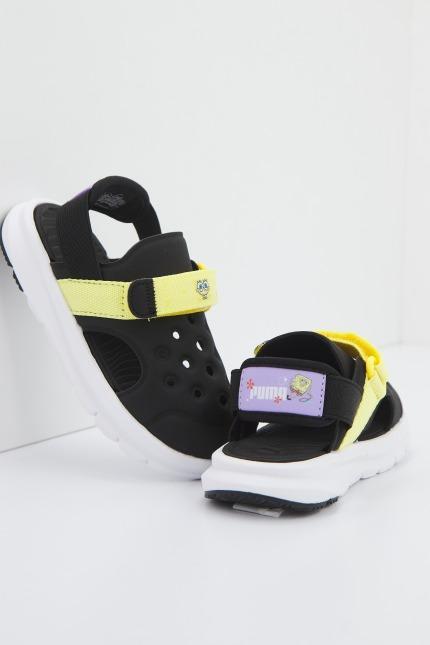 PUMA EVOLVE SANDAL S en color NEGRO (4)