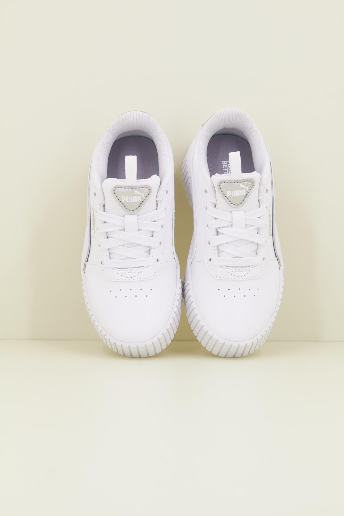 PUMA CARINA . POP UP ME en color BLANCO (2)