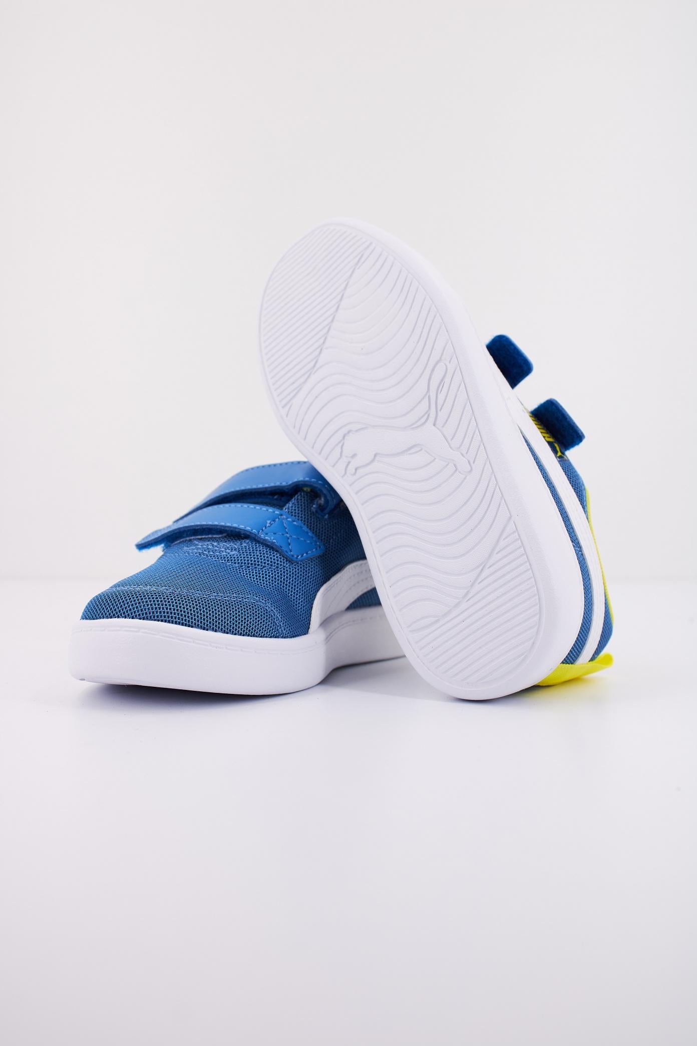 PUMA COURTFLEX V MESH V en color AZUL (4)