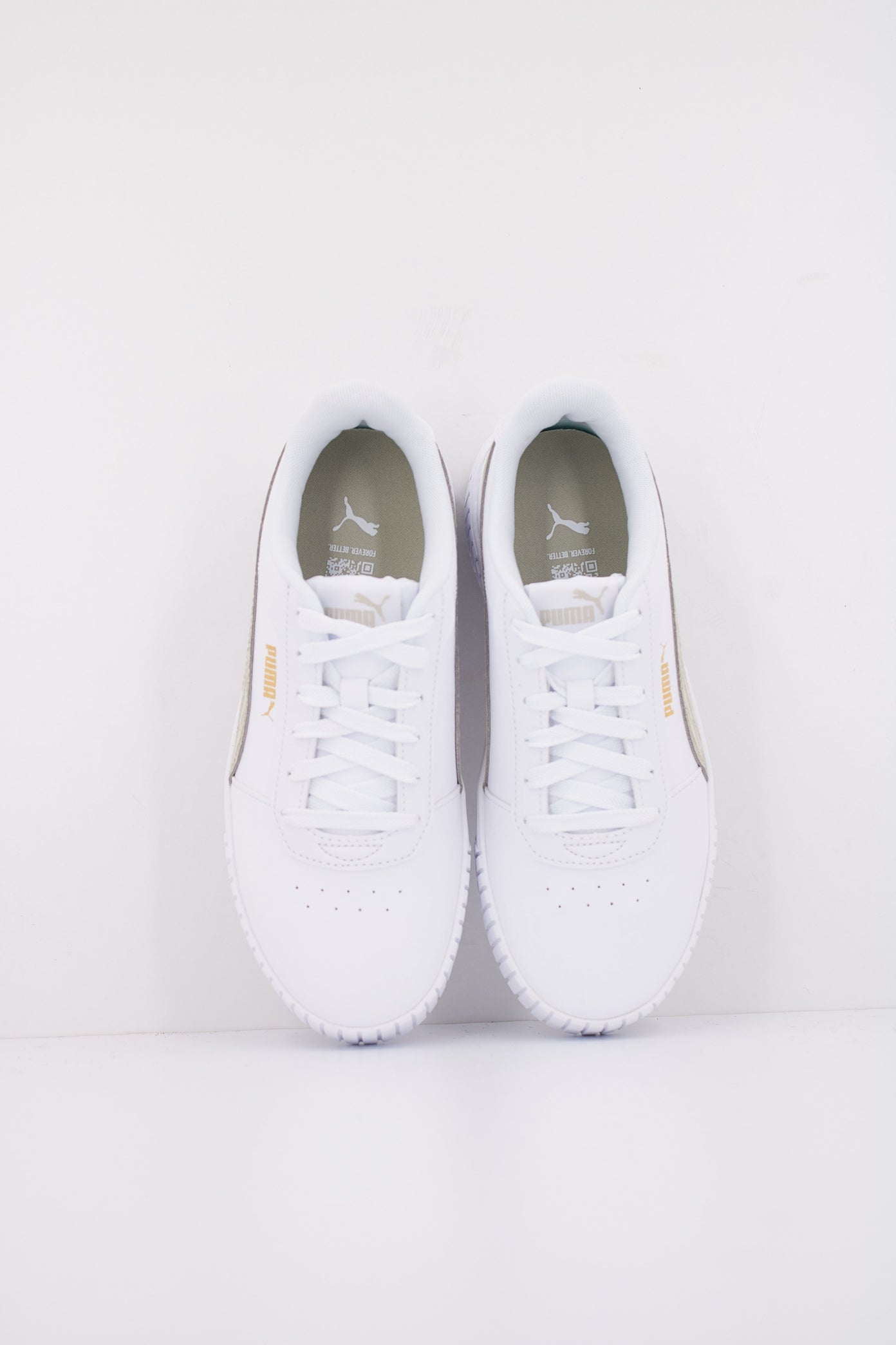 PUMA CARINA . ZEBRA JR en color BLANCO (3)