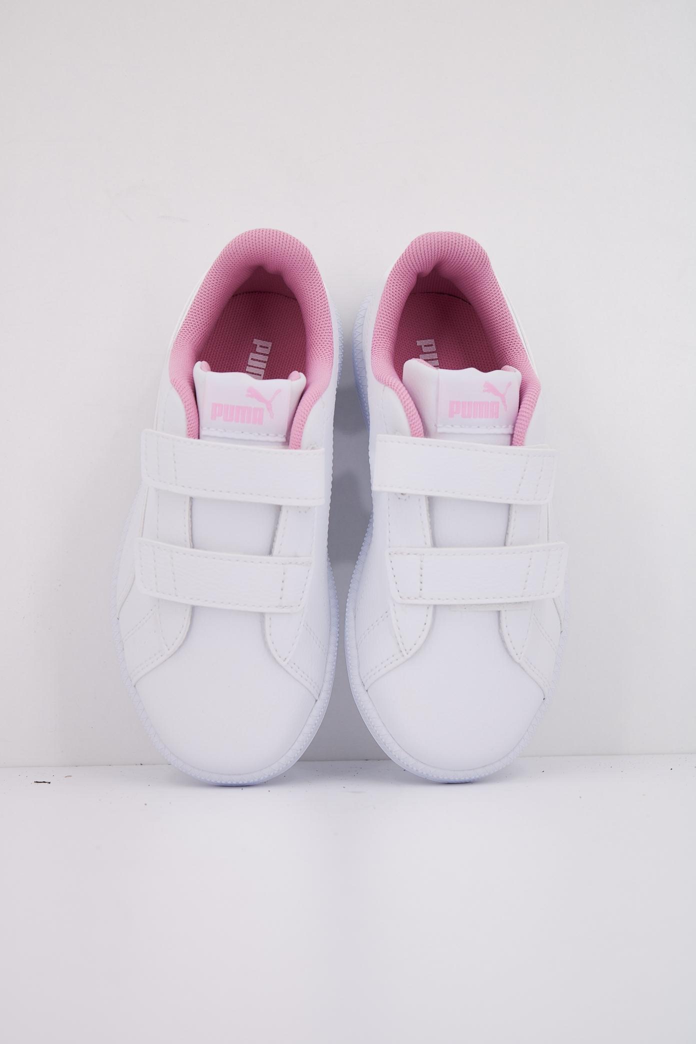 PUMA UP GLITTER V PS en color BLANCO (3)