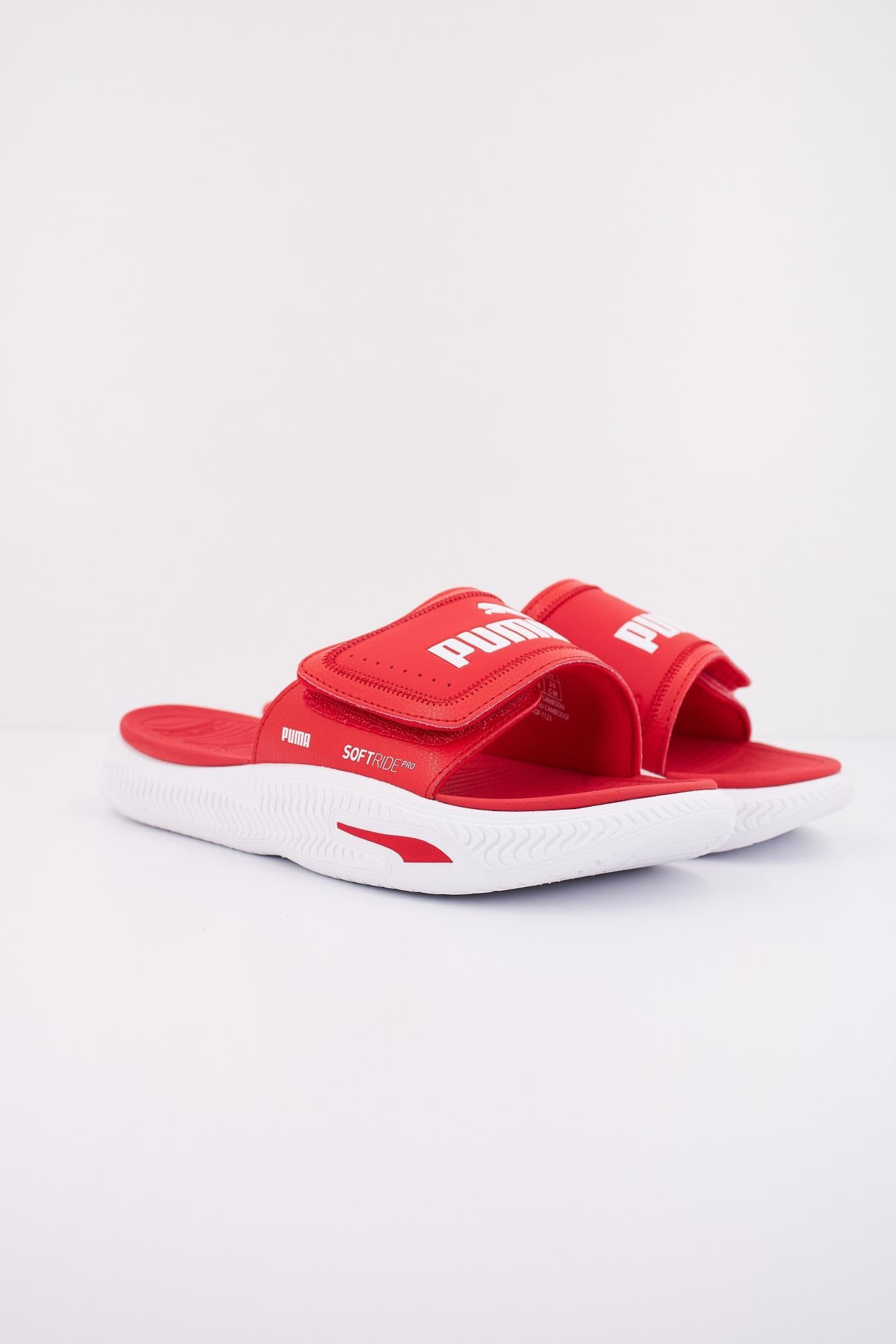 PUMA SOFTRIDEPRO SLIDE V en color ROJO (2)