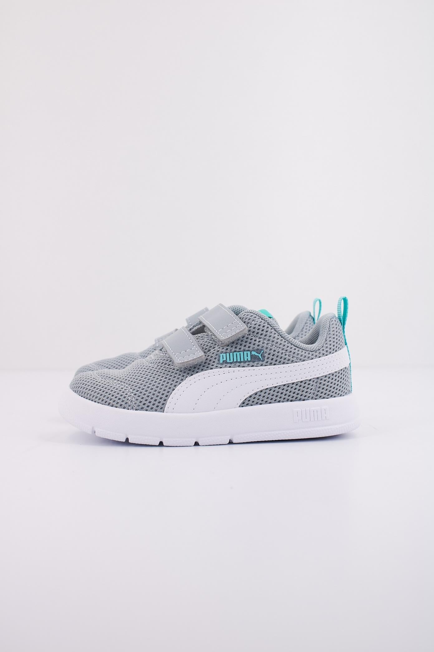 PUMA COURTFLEX V MESH INF en color GRIS (1)