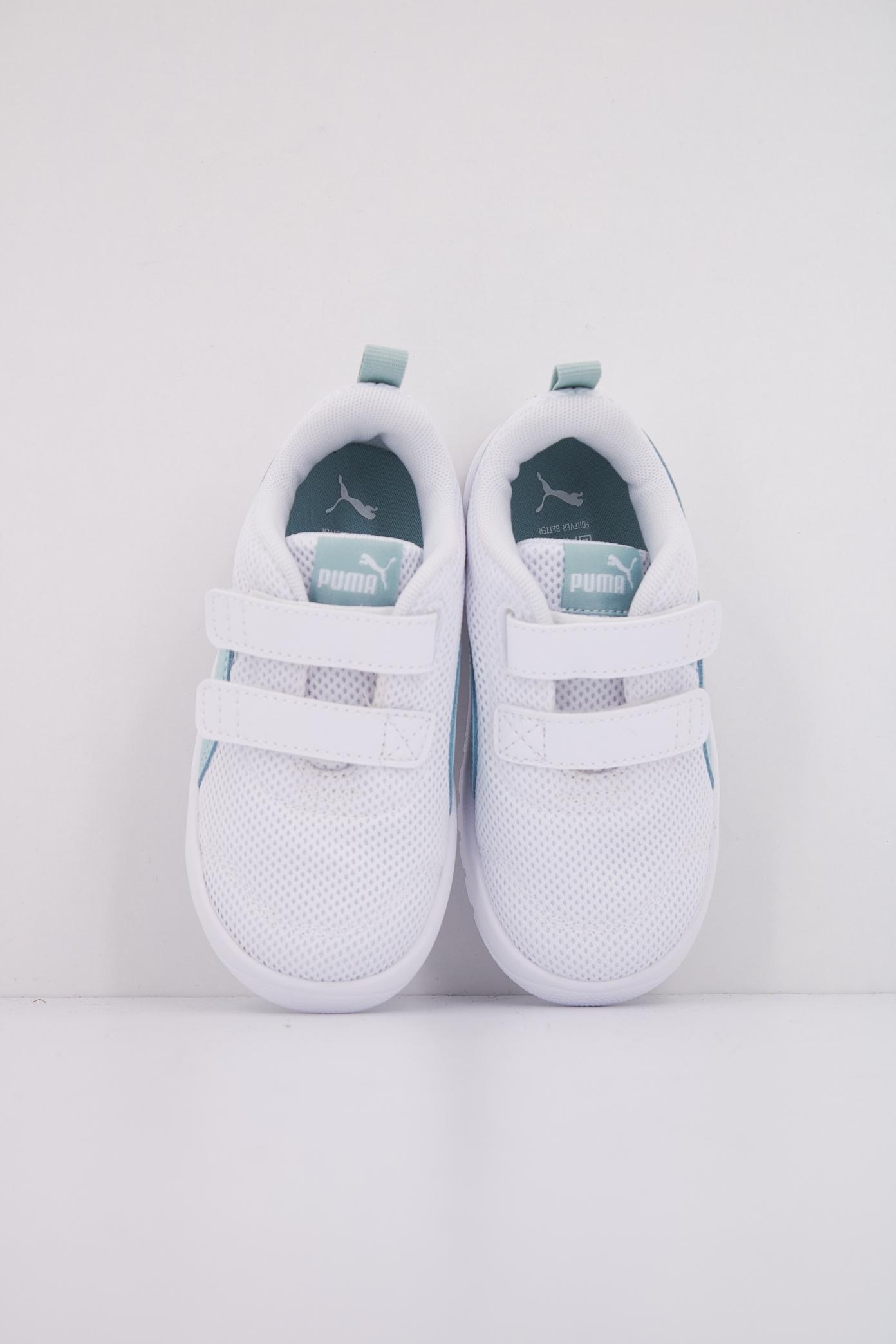 PUMA COURTFLEX V MESH INF en color BLANCO (3)