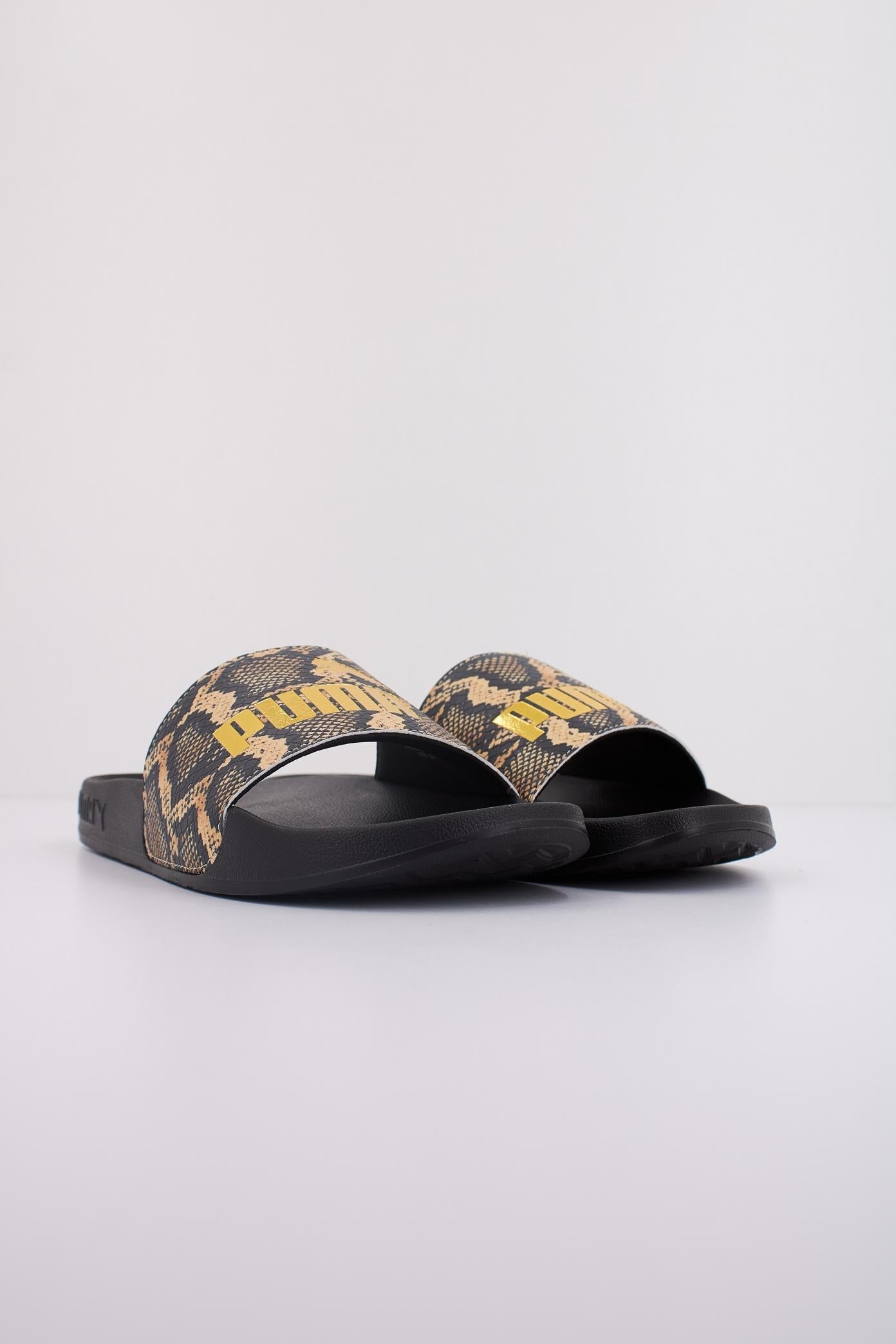 PUMA LEADCAT . SNAKE CHIC en color NEGRO (2)