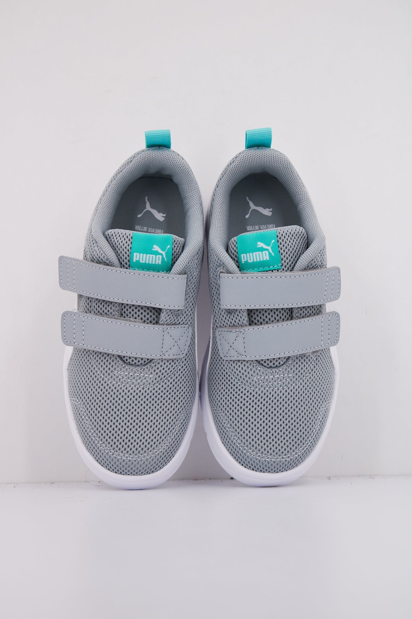 PUMA COURTFLEX V MESH PS en color GRIS (3)