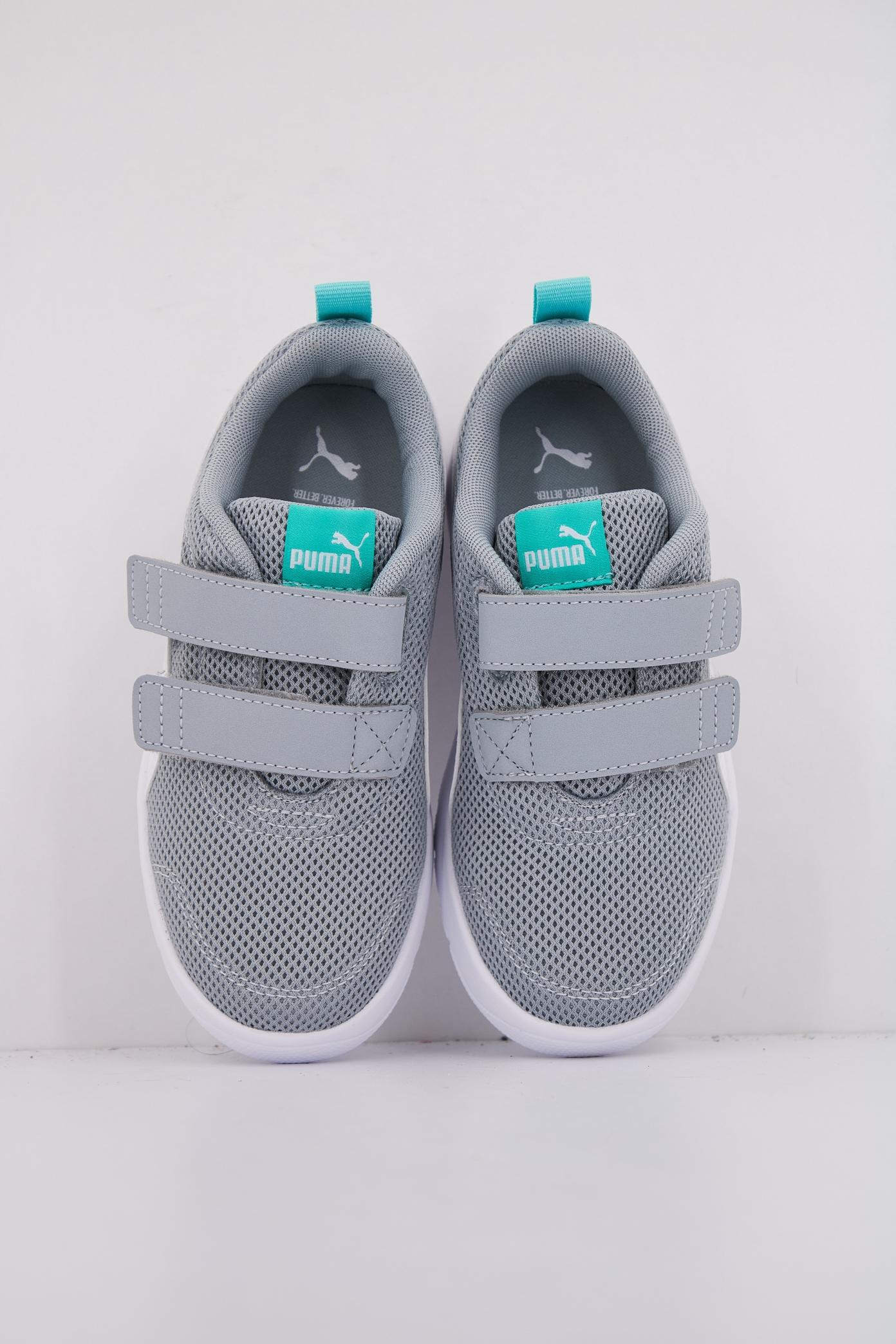 PUMA COURTFLEX V MESH PS en color GRIS (3)