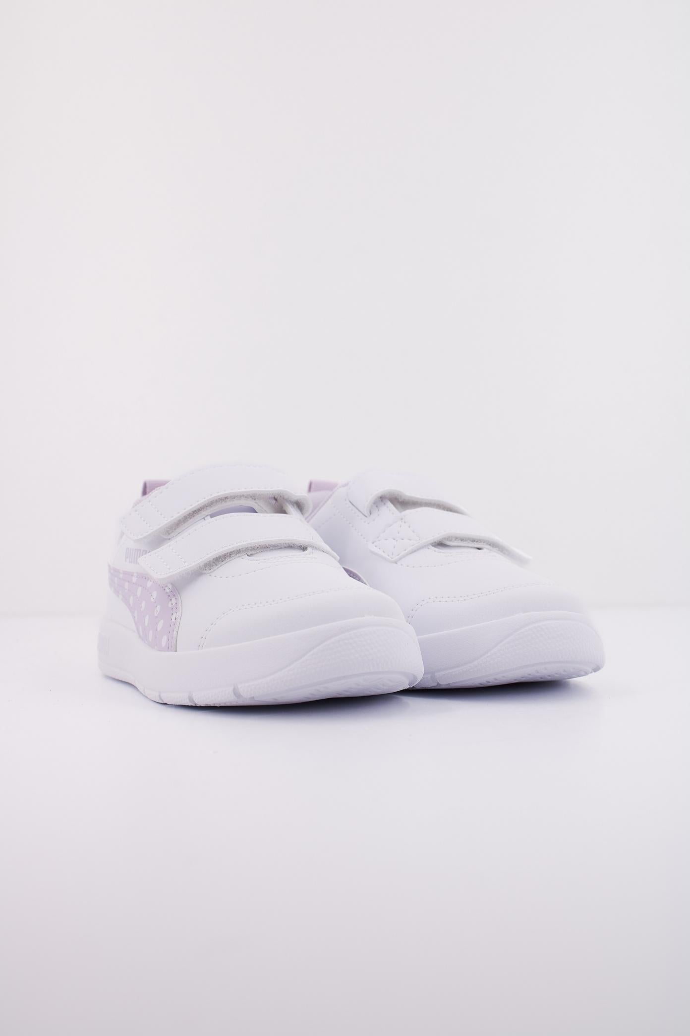 PUMA COURTFLEX V DOTTY V PS en color BLANCO (2)