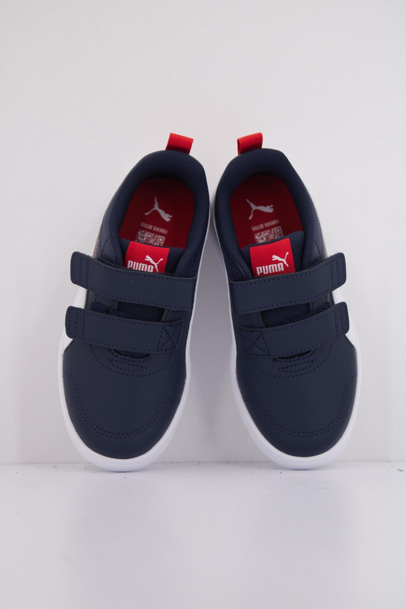 PUMA COURTFLEX V V PS en color AZUL (3)
