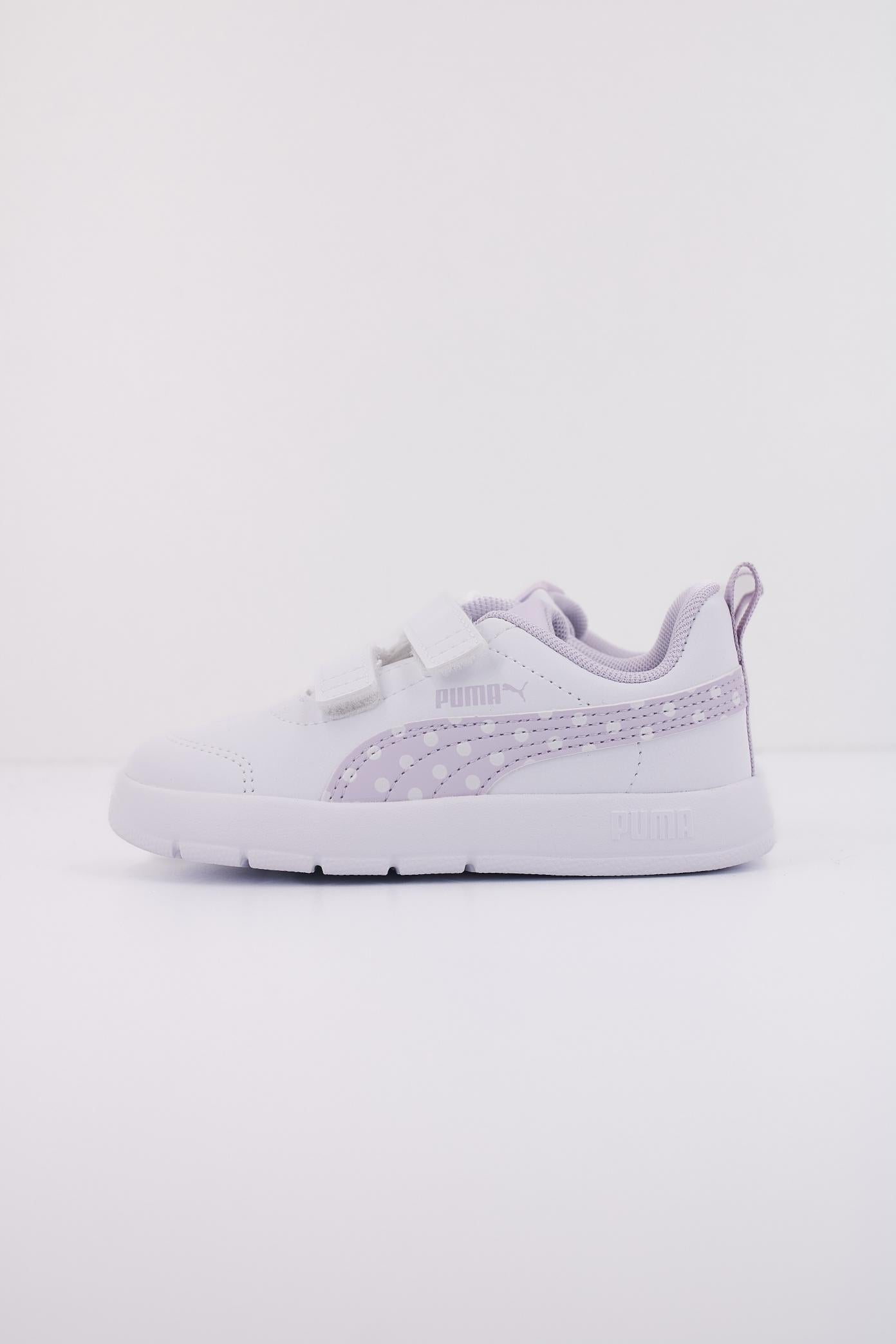 PUMA COURTFLEX V DOTTY V INF en color BLANCO (1)