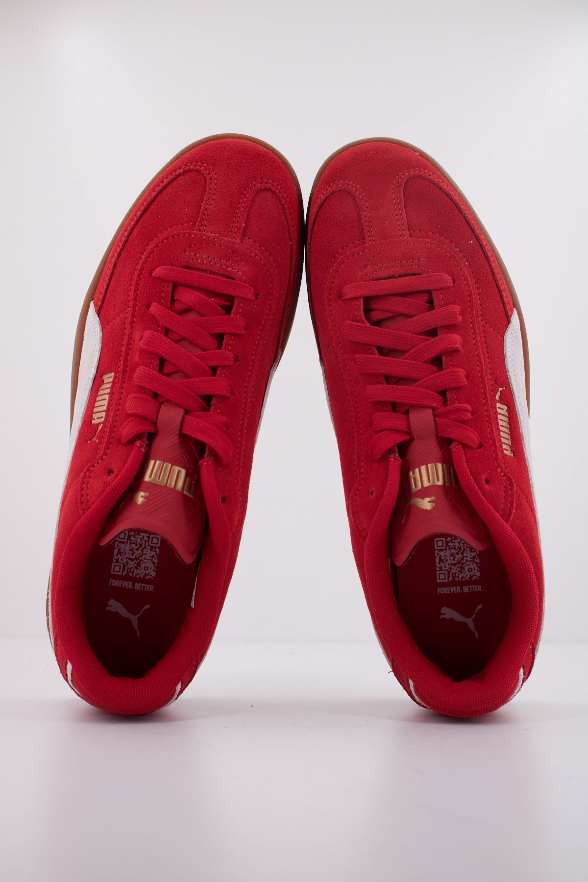 PUMA CLUB II ERA SUEDE en color ROJO (3)