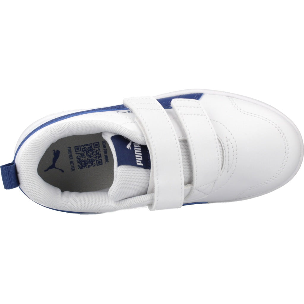 PUMA COURTFLEX V V PS en color BLANCO (6)