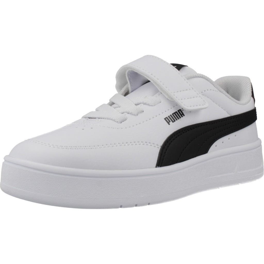 PUMA COURT CLASSIC CLEAN en color BLANCO (1)