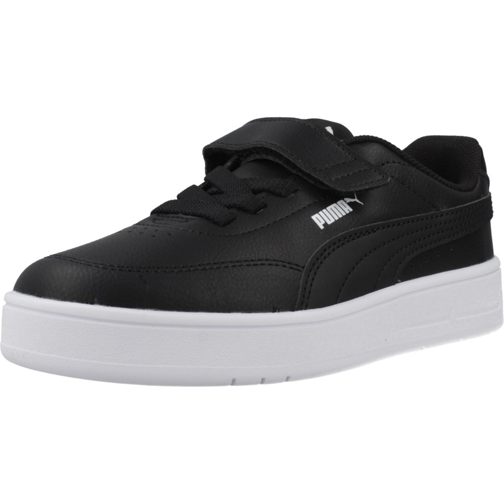 PUMA COURT CLASSIC CLEAN en color NEGRO (1)