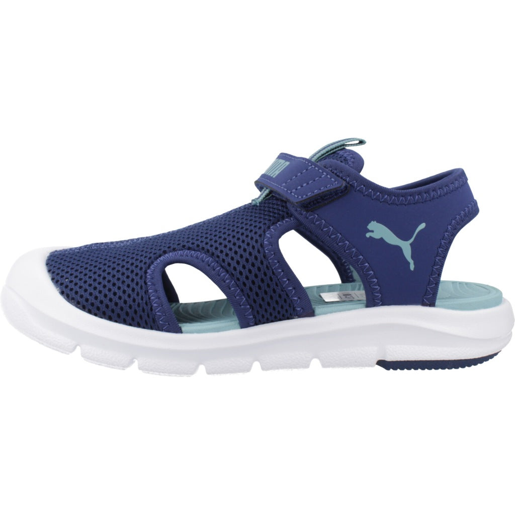 PUMA FUN RACER SANDAL MESH en color AZUL (2)