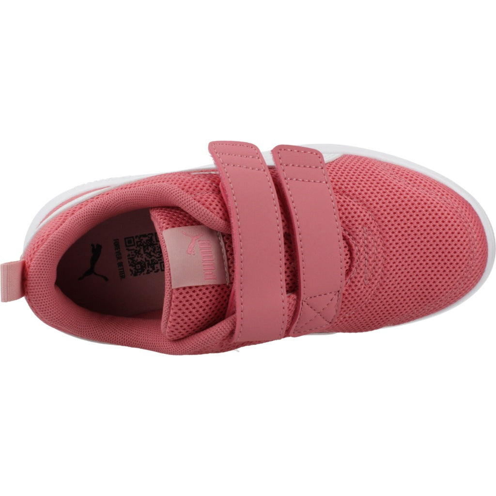 PUMA COURTFLEX V MESH en color ROSA (7)