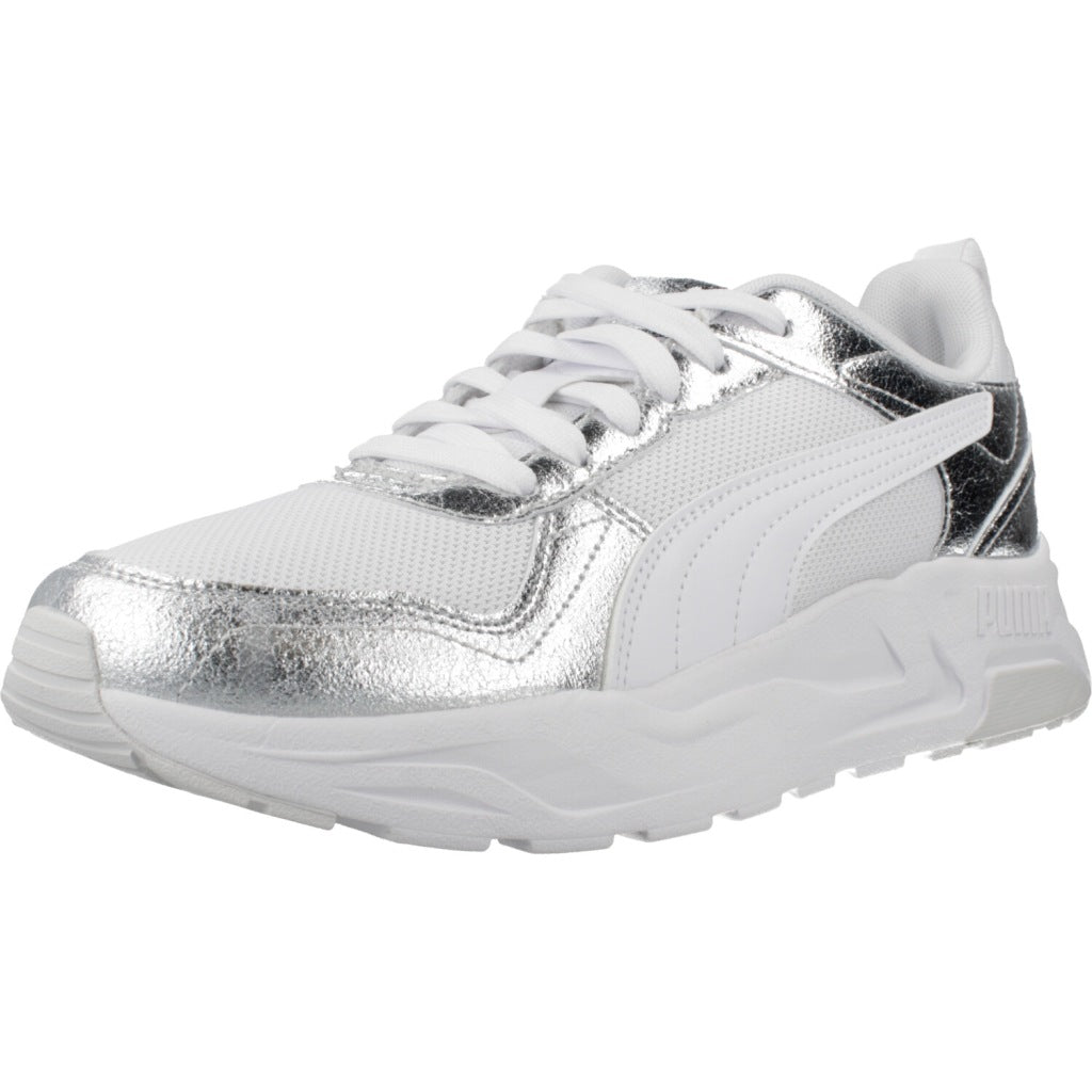 PUMA TRINITY LT METALLIC en color BLANCO (1)