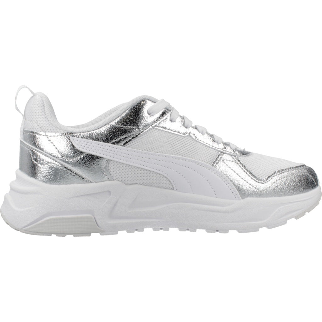 PUMA TRINITY LT METALLIC en color BLANCO (4)