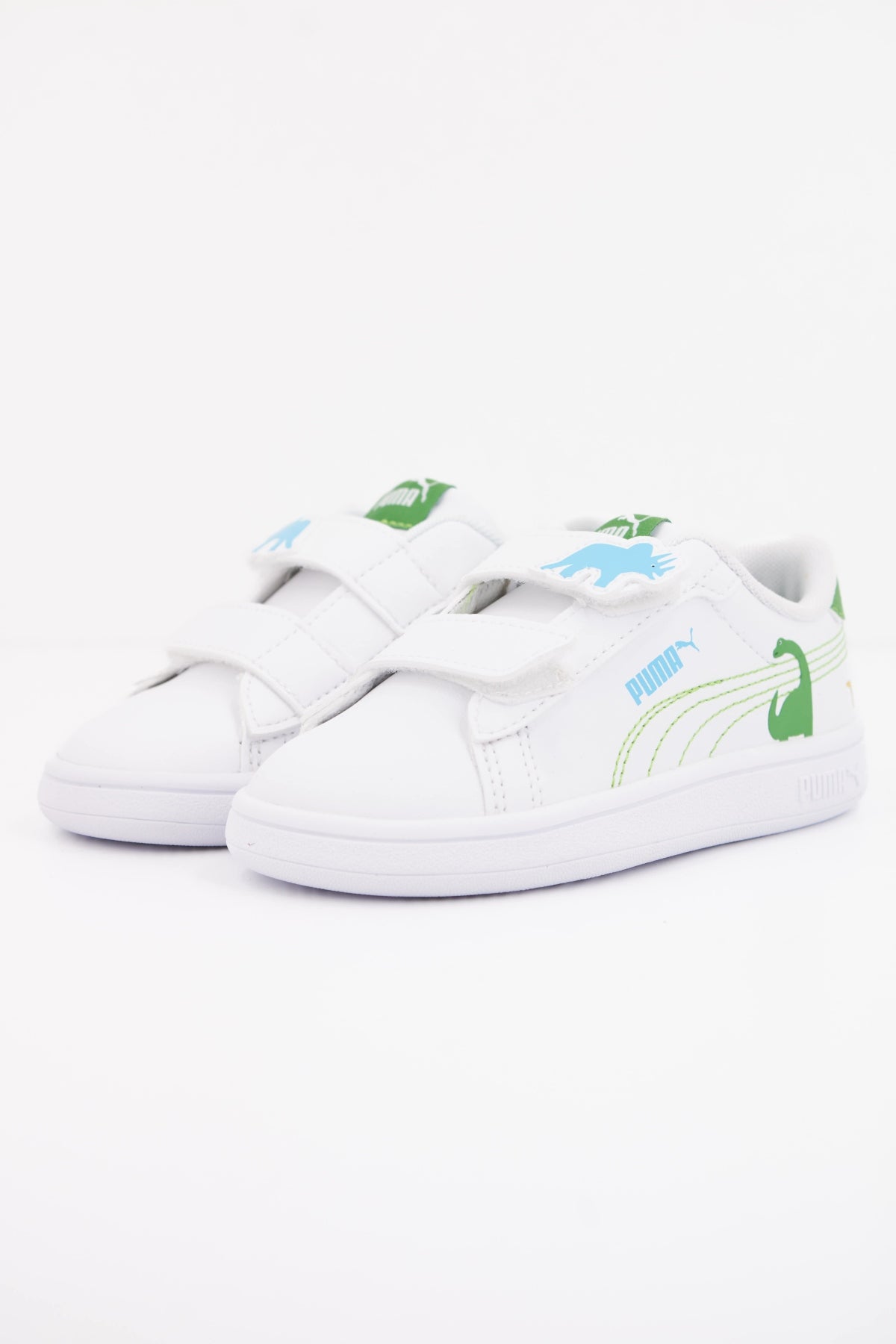 PUMA SMASH . DINO V en color BLANCO (2)
