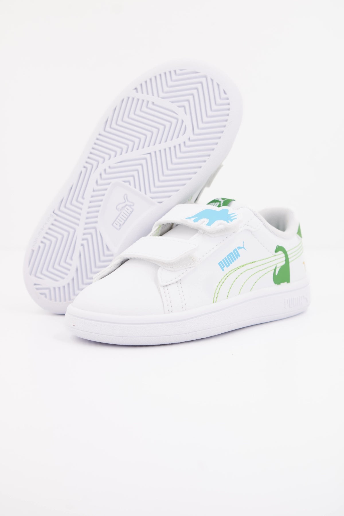 PUMA SMASH . DINO V en color BLANCO (5)