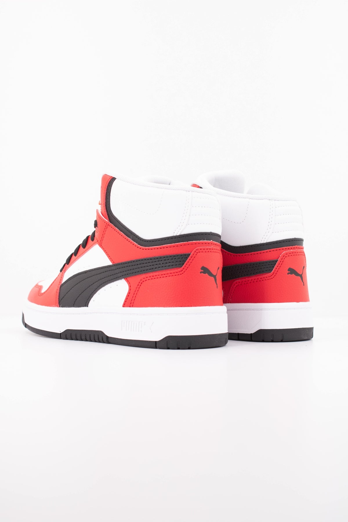 PUMA REBOUND SLAM MID JR en color ROJO (4)