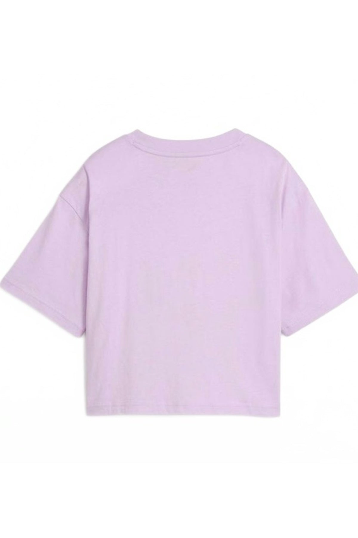 PUMA LOGO SHORT LENGTH TEE G en color VIOLETA (2)