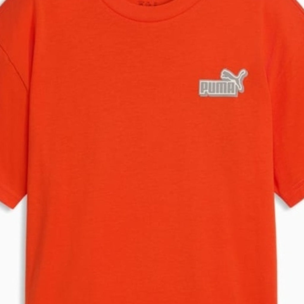 PUMA RELAXED BACK GRAPHIC TEE B en color ROJO (5)