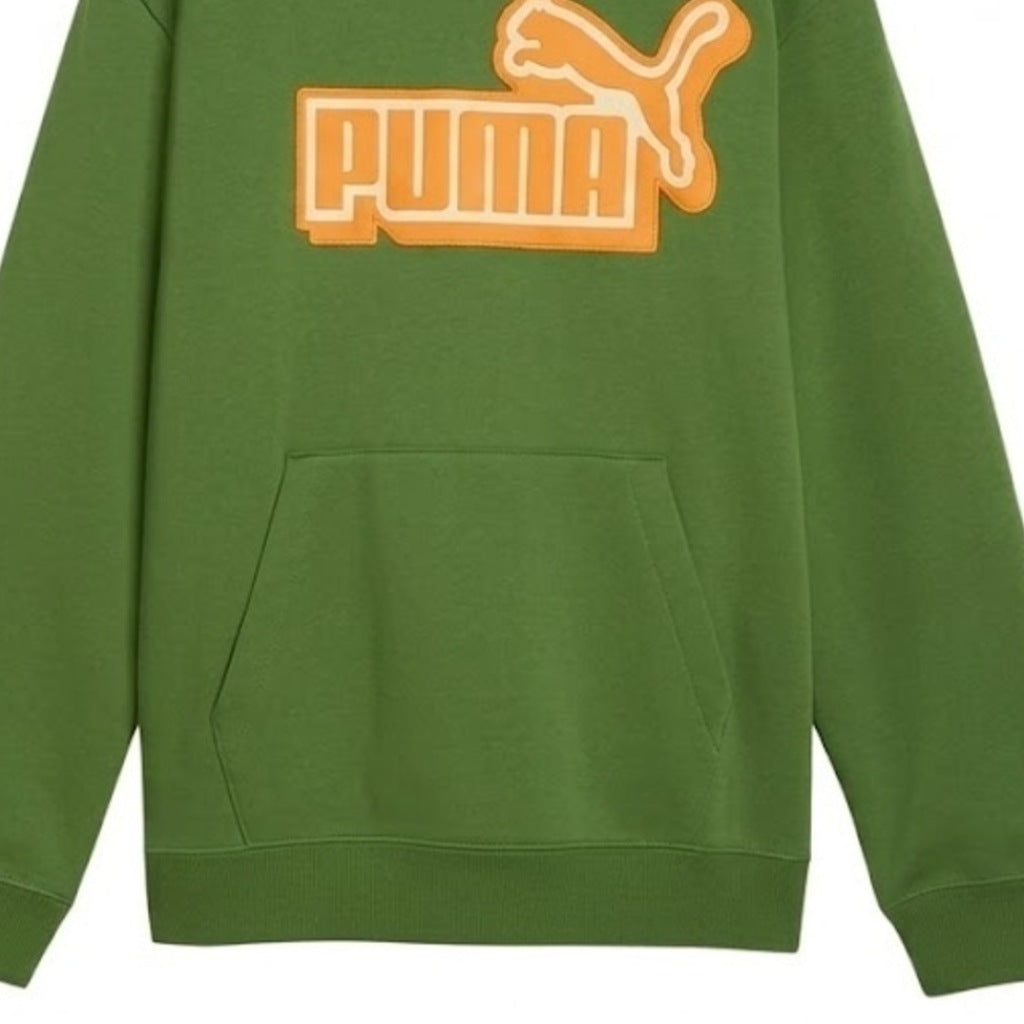 PUMA RELAXED HOODIE FL B en color VERDE (5)