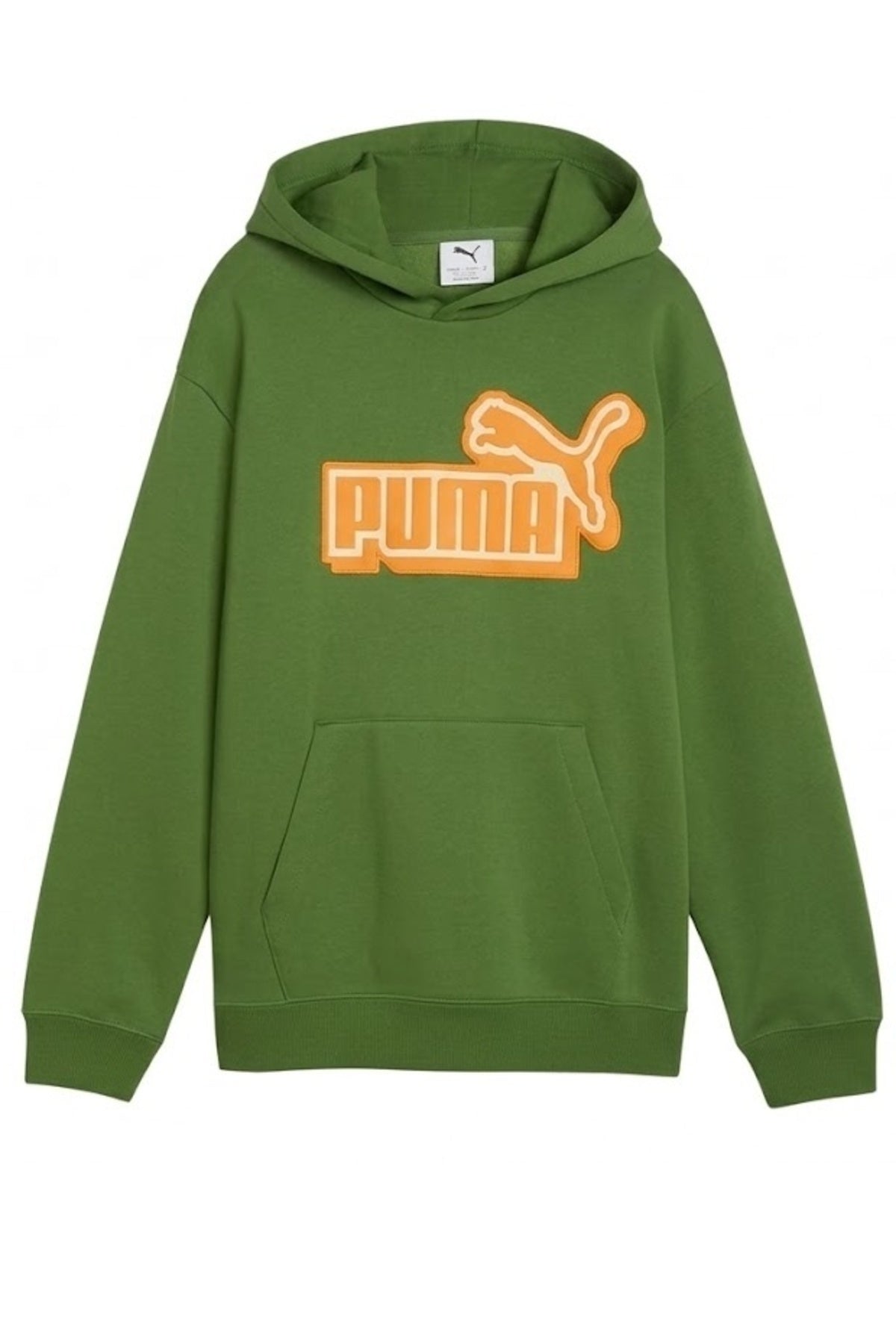 PUMA RELAXED HOODIE FL B en color VERDE (1)