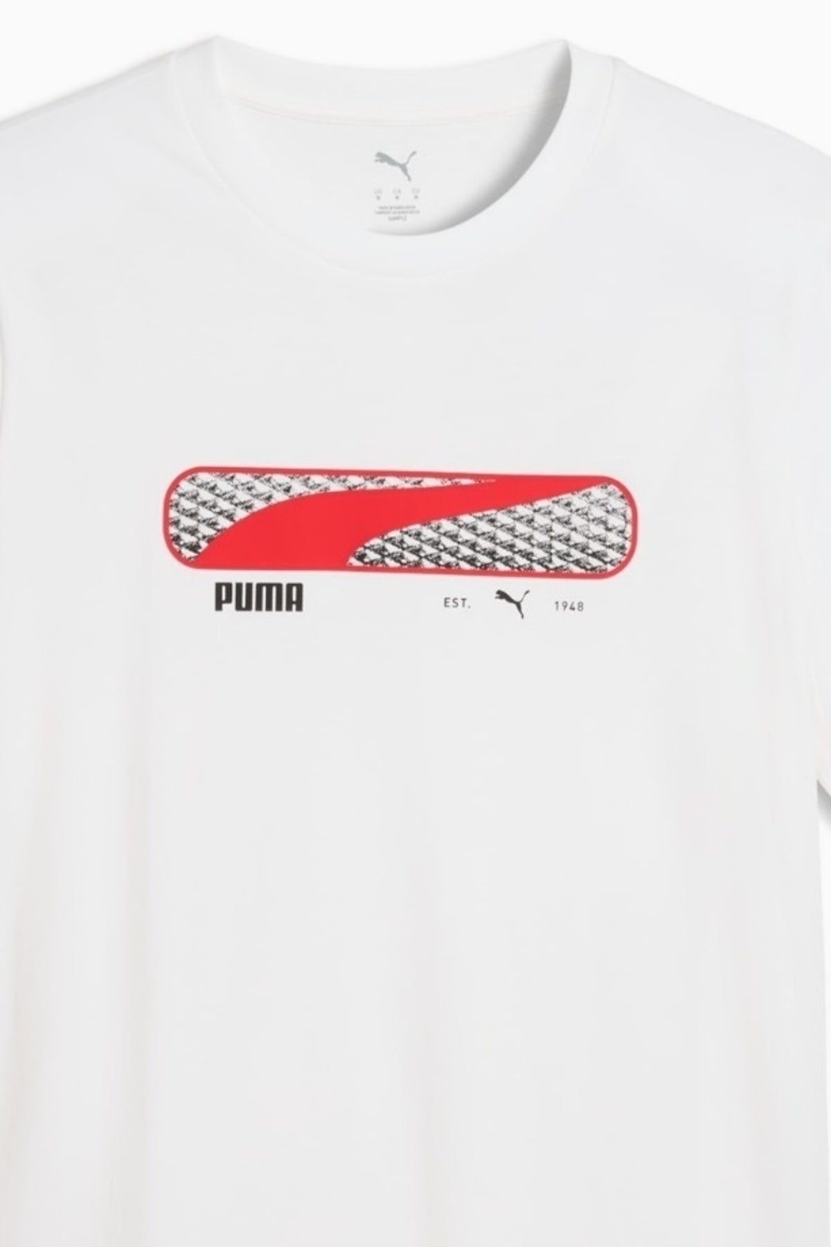PUMA LOGO PLAY TEE en color BLANCO (2)