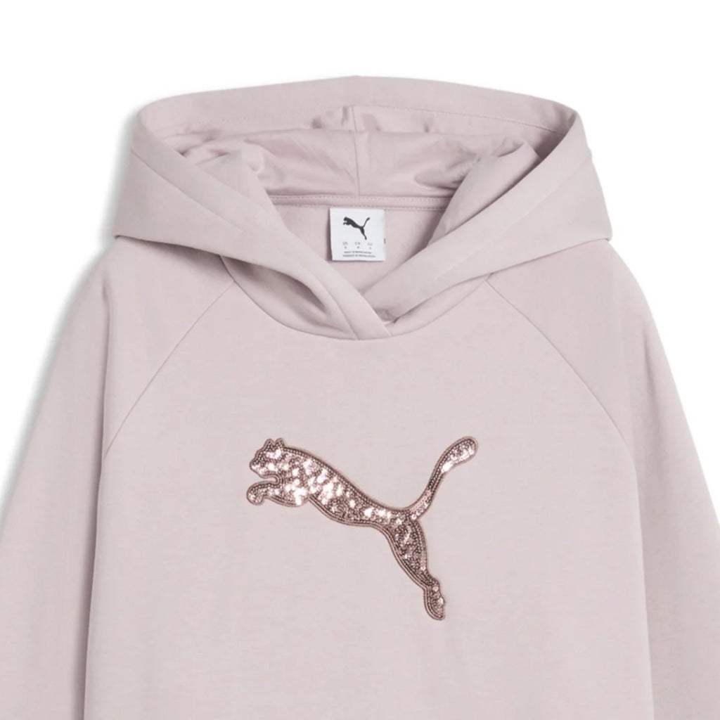PUMA STANDARD HOODIE en color ROSA (7)