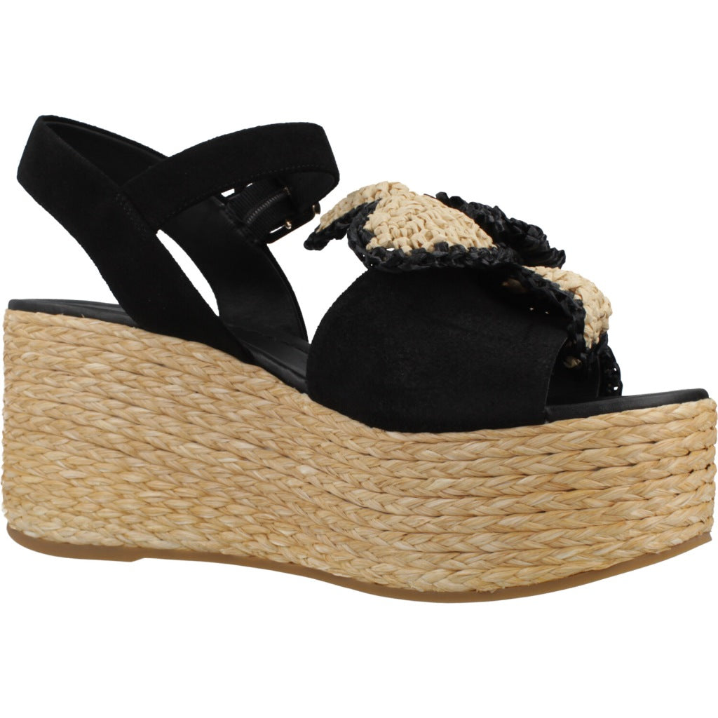 PALOMA BARCELO SANDALIA CRUZ en color NEGRO (5)