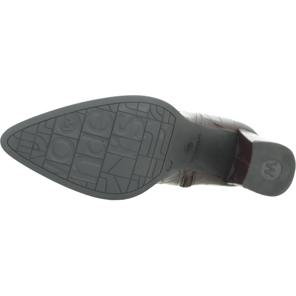WONDERS M BOTIN VELVET en color BURDEOS (6)