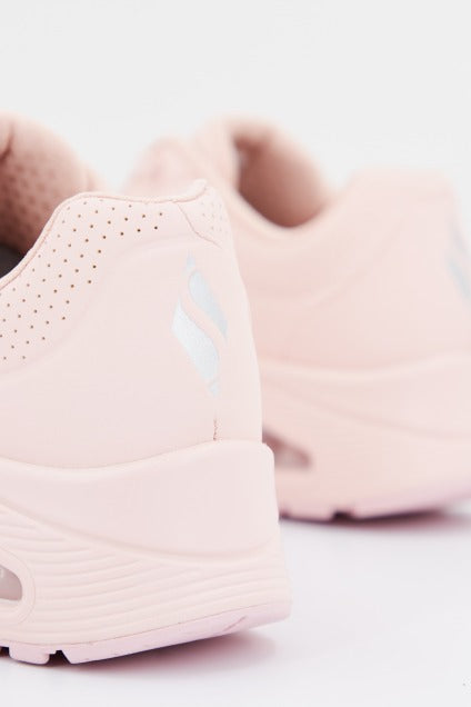 SKECHERS UNO-FROSTY KICKS en color ROSA (4)