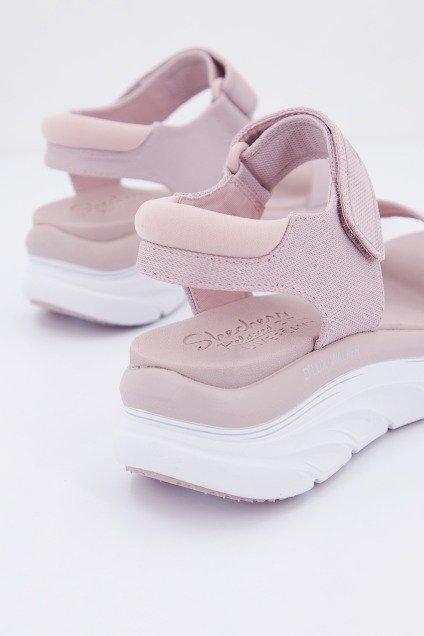 SKECHERS D'LUX WALKER NEW BLOCK en color ROSA (3)