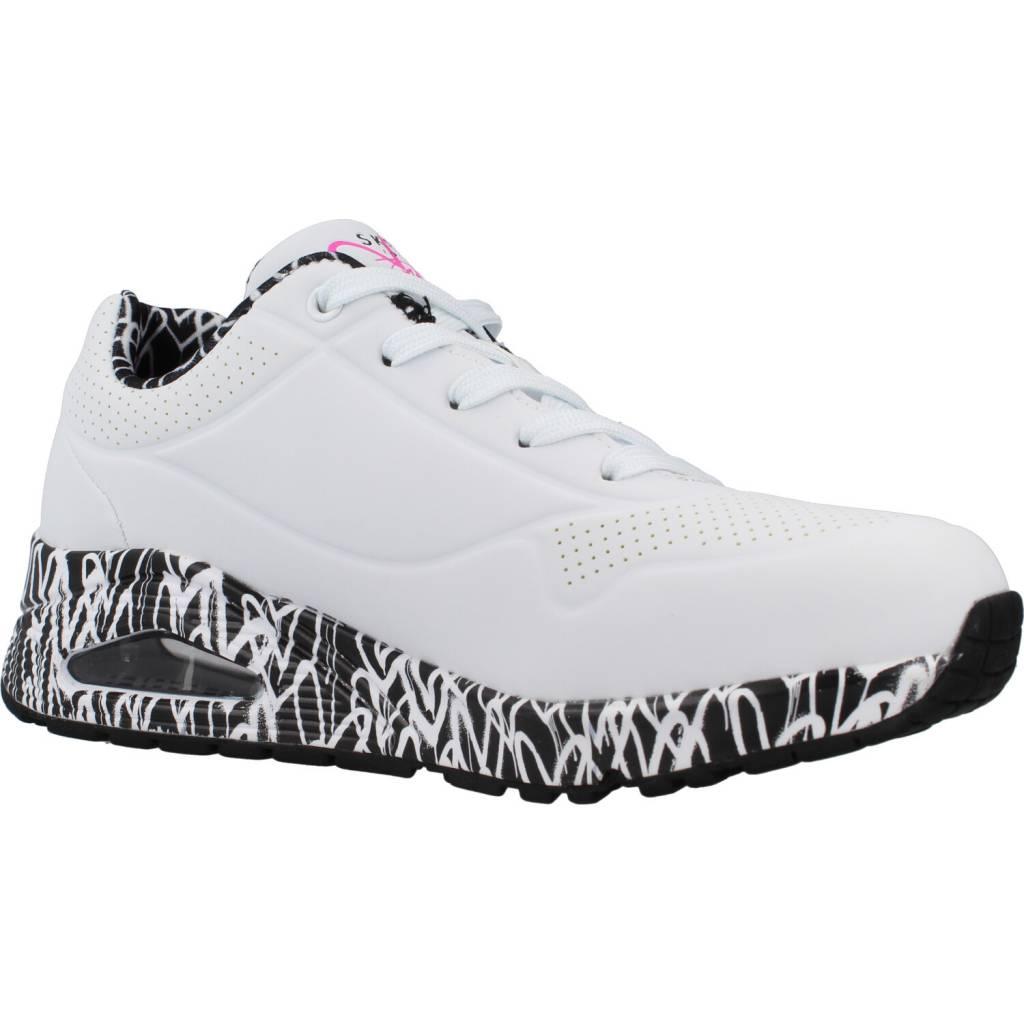 SKECHERS UNO - LOVING LOVE en color BLANCO (5)