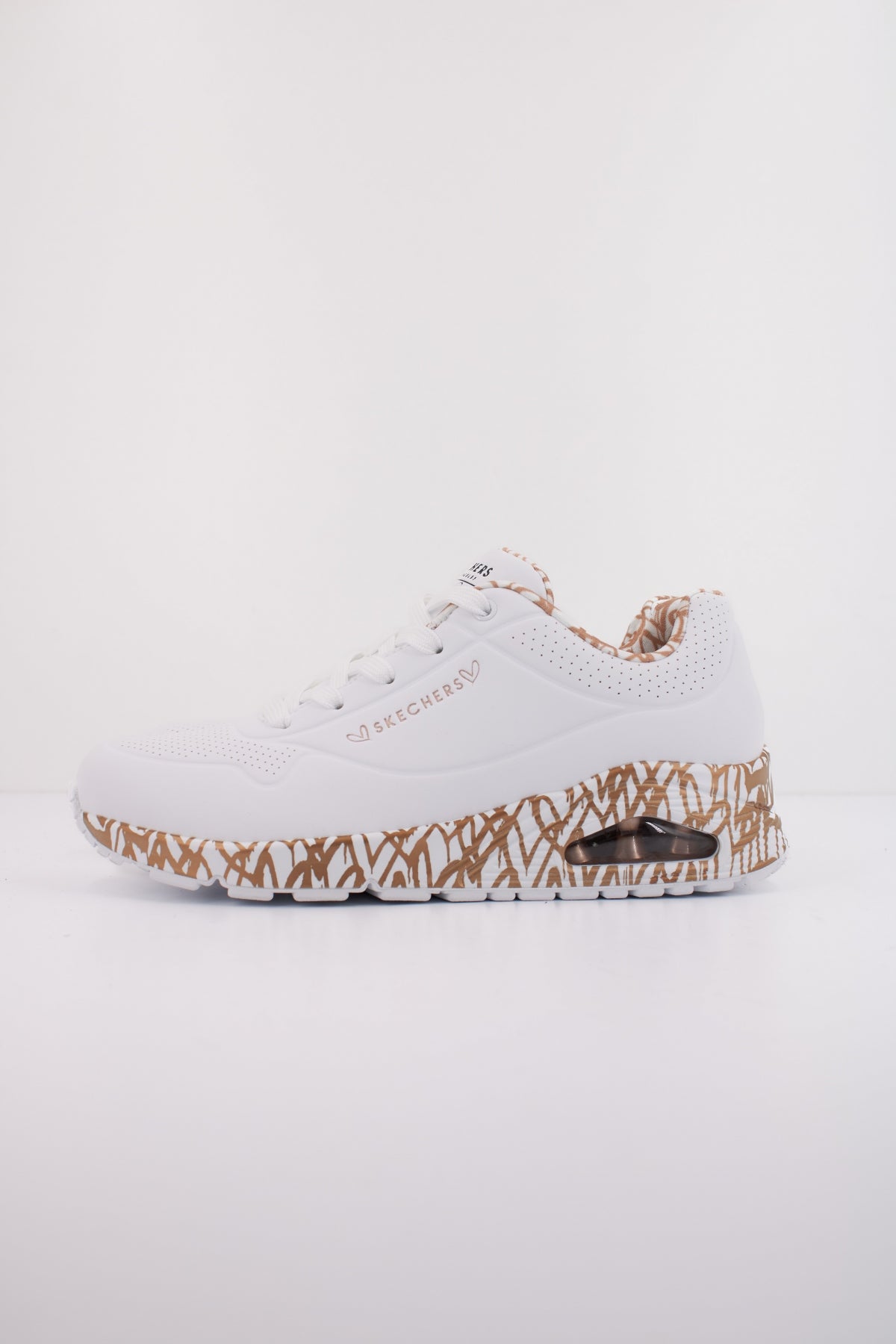 SKECHERS UNO - LOVING LOVE en color BLANCO (1)