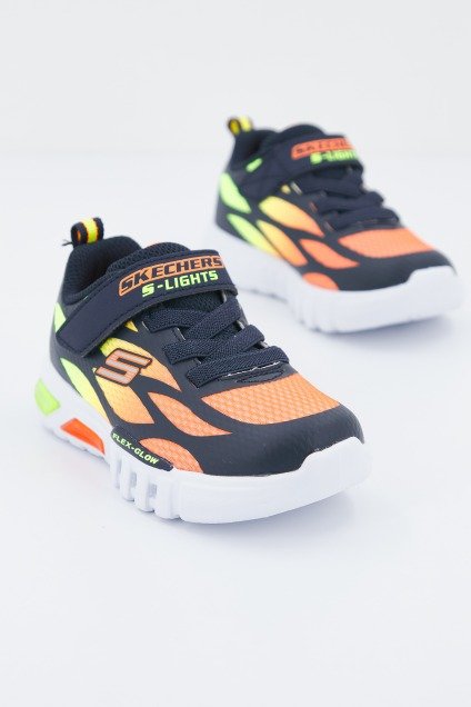 SKECHERS FLEX GLOW DEZLOM en color AZUL (2)