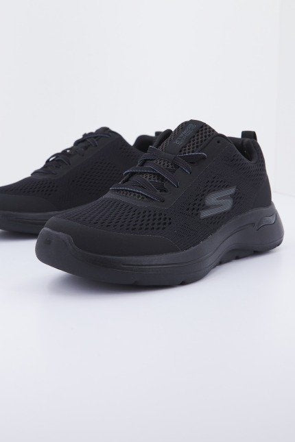 SKECHERS GO WALK ARCH FIT-IDYLLIC en color NEGRO (2)
