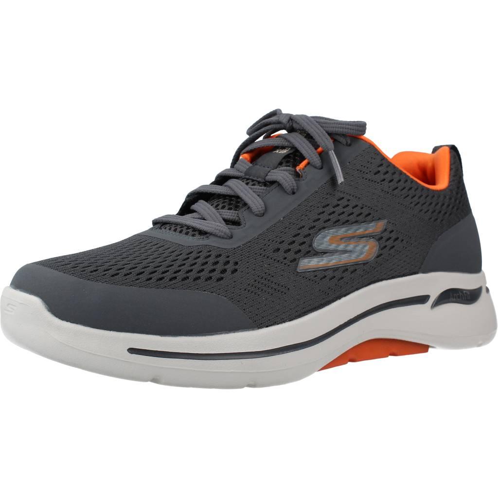 SKECHERS GO WALK ARCH FIT-IDYLLIC en color GRIS (1)