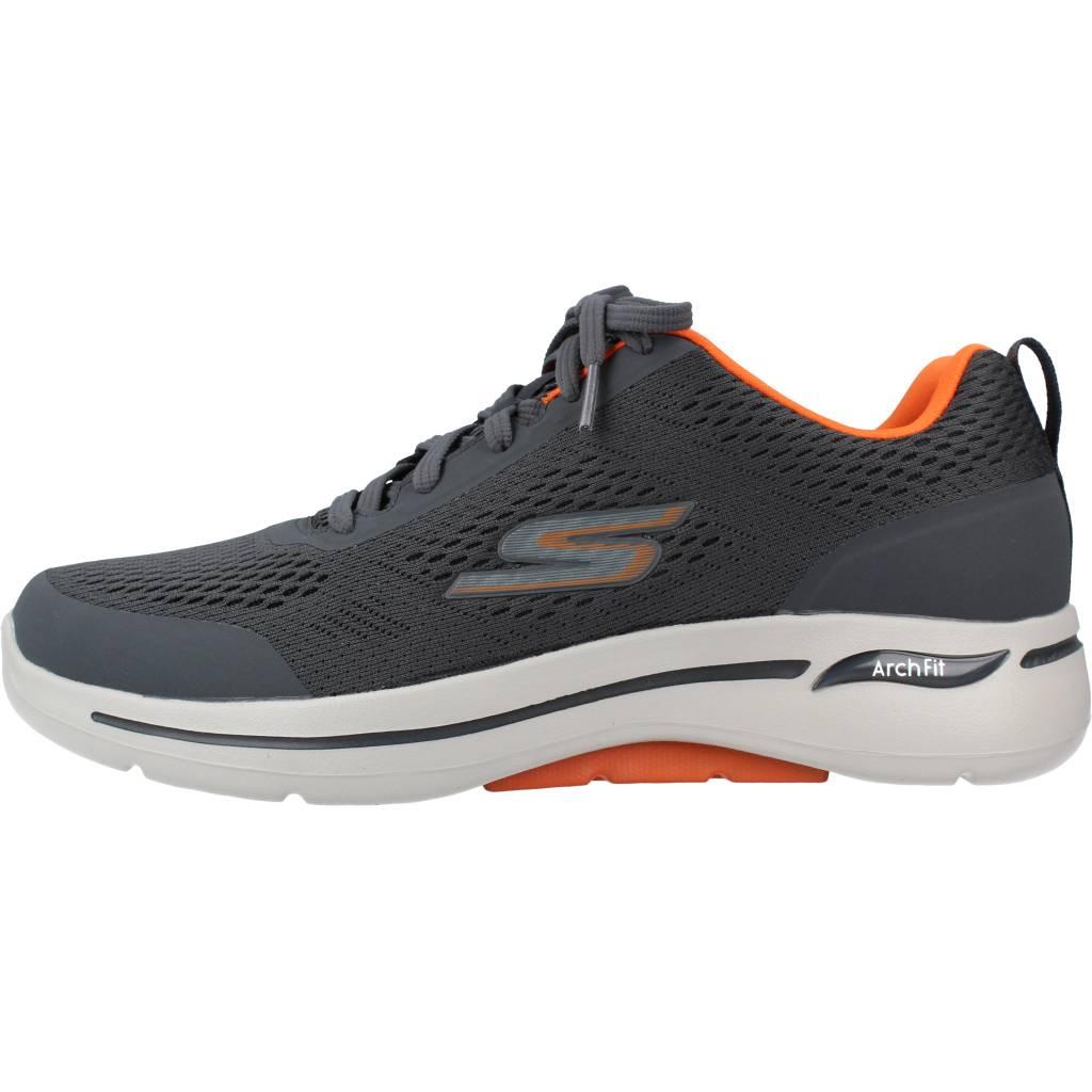 SKECHERS GO WALK ARCH FIT-IDYLLIC en color GRIS (2)