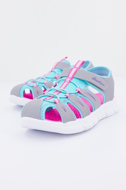 SKECHERS C-FLEX SANDAL-AQUA STEPS en color GRIS (1)