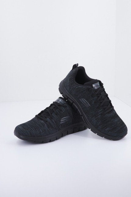 SKECHERS TRACK FRONT RUNNER en color NEGRO (3)