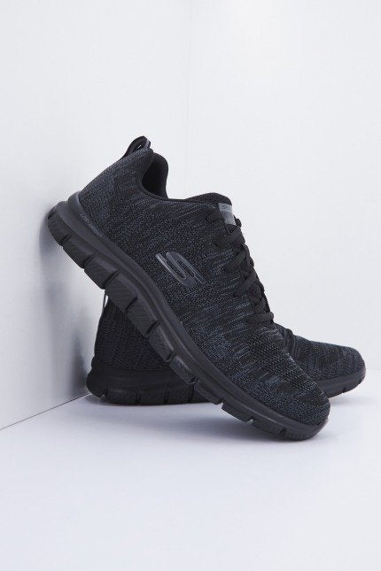 SKECHERS TRACK FRONT RUNNER en color NEGRO (4)