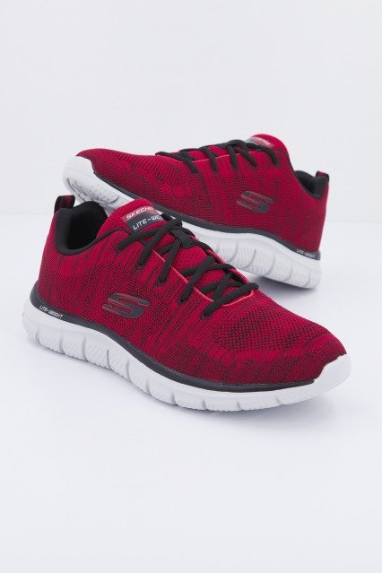 SKECHERS TRACK FRONT RUNNER en color ROJO (1)