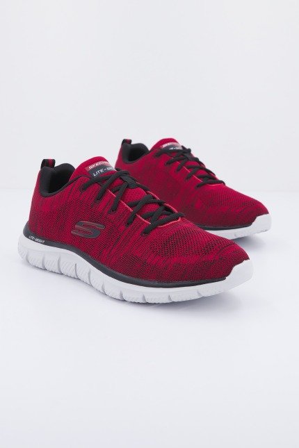 SKECHERS TRACK FRONT RUNNER en color ROJO (2)