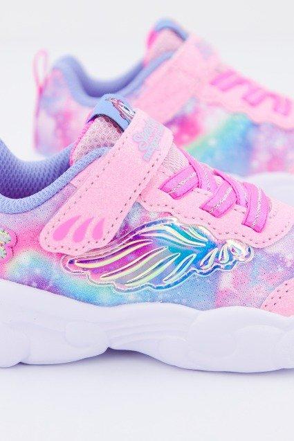 SKECHERS UNICORN STORM en color ROSA (4)